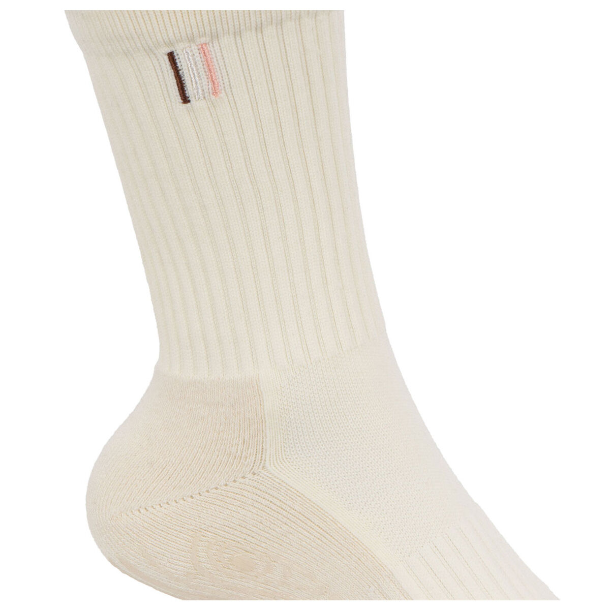 Bahe Grounded Grippy Crew Socks Coconut