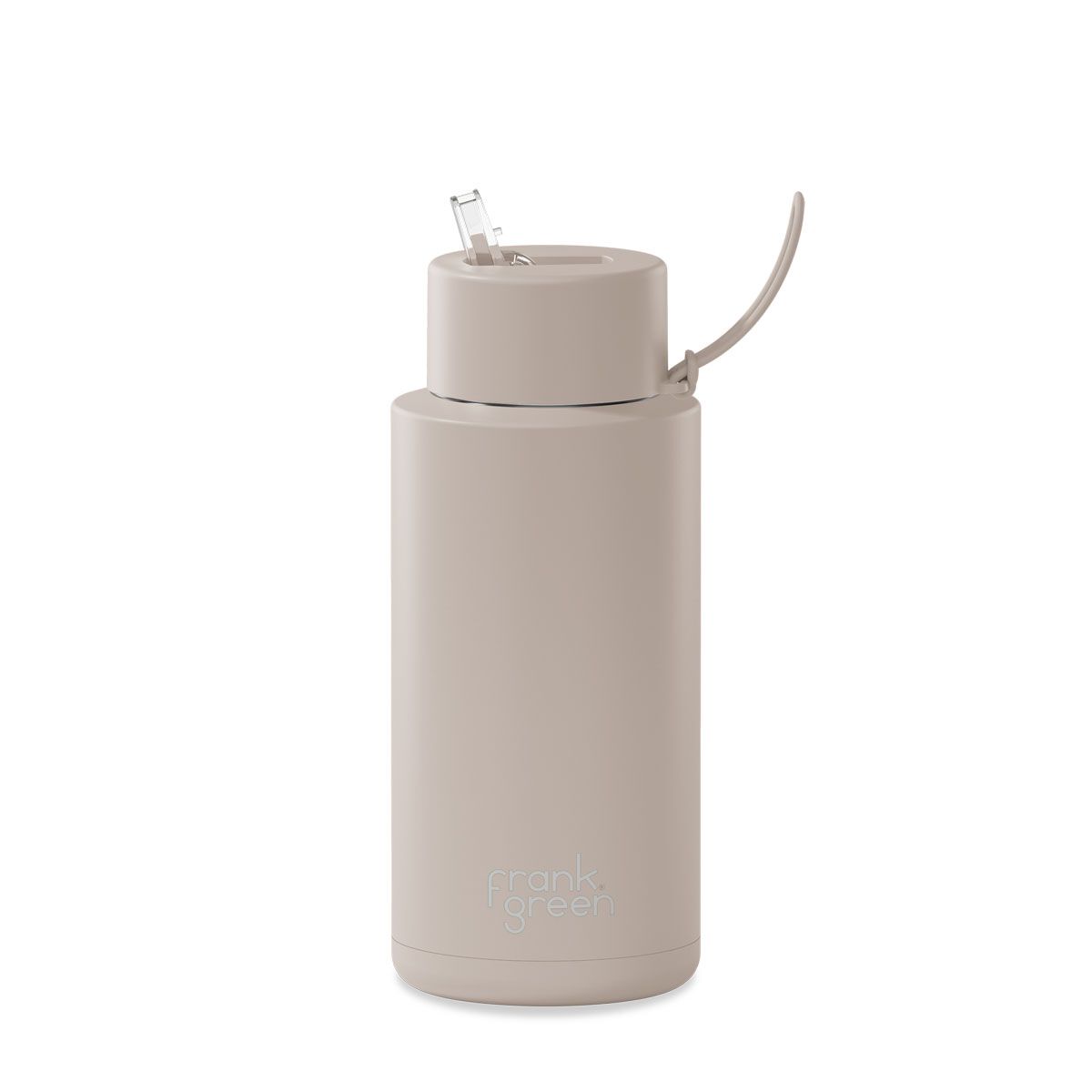 Frank Green Reusable Bottle 1L/34oz - Silver/Moon Dust