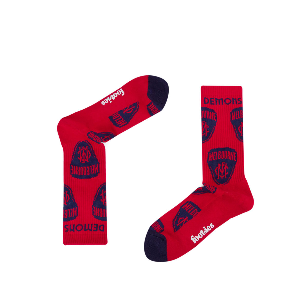 Melbourne Demons Sneaker Socks 2 Pack