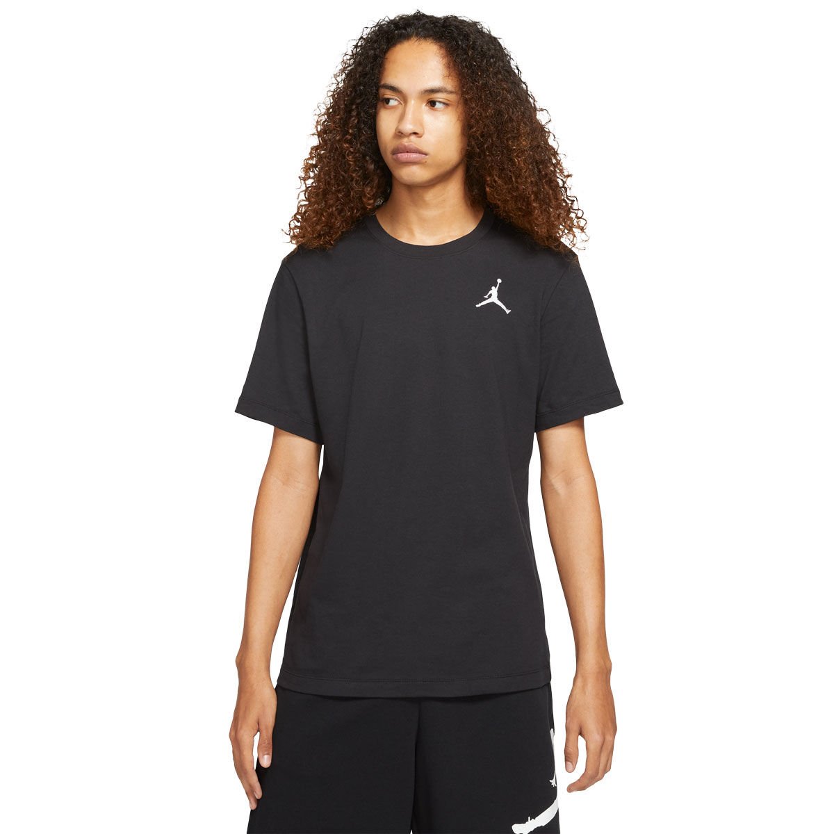 Jordan Mens Jumpman Embroidered Logo Tee