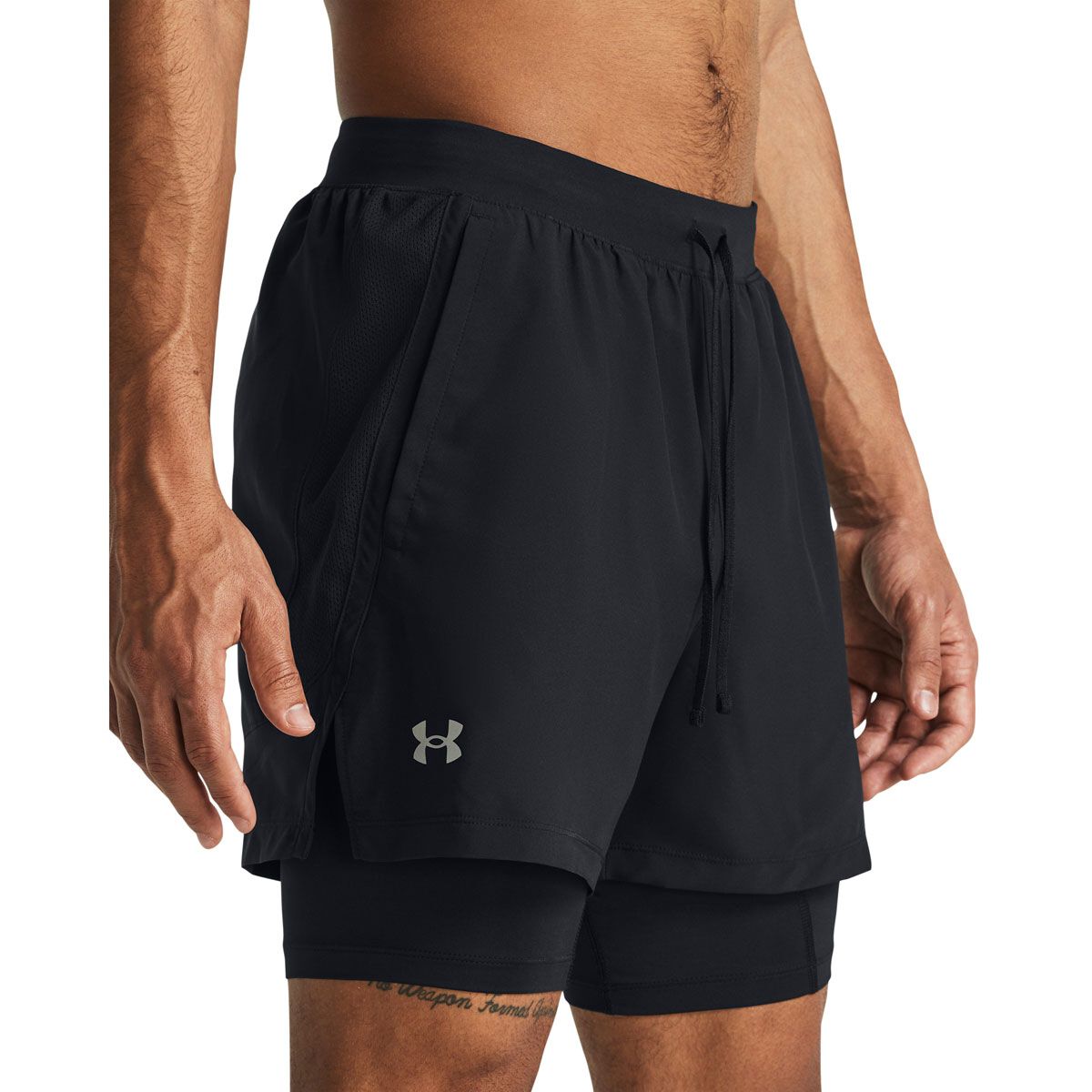 Under Armour Mens UA Launch 5 inch 2 in 1 Running Shorts