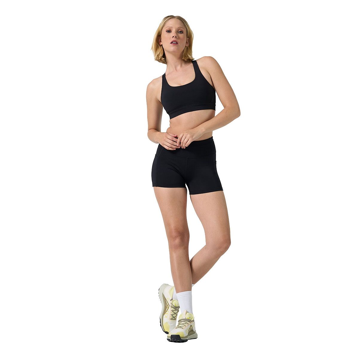 Ell/Voo Womens Kara Crop Sports Bra