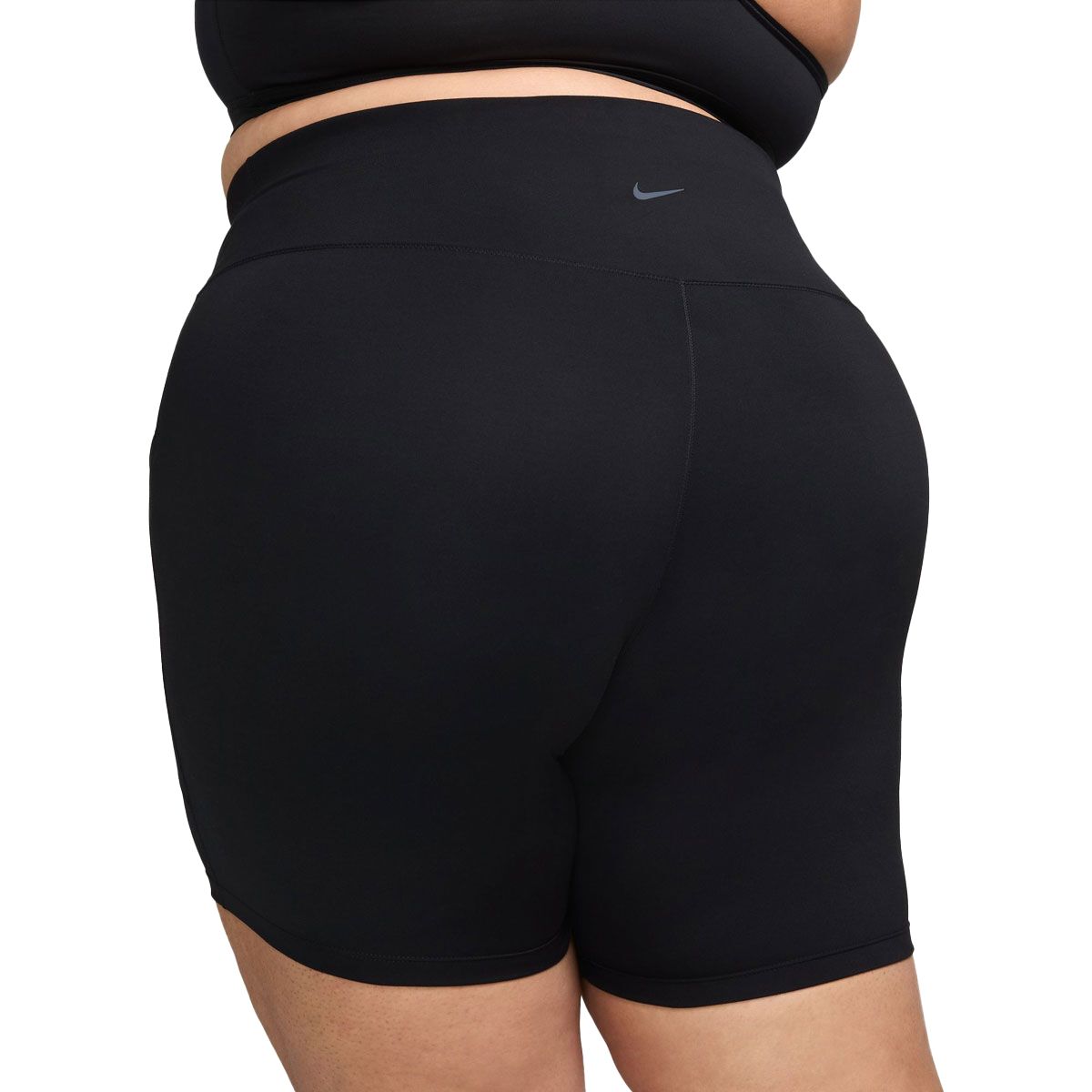 Nike Plus Womens One Dri-FIT High Rise 8 Inch Pocket Training Short Tights