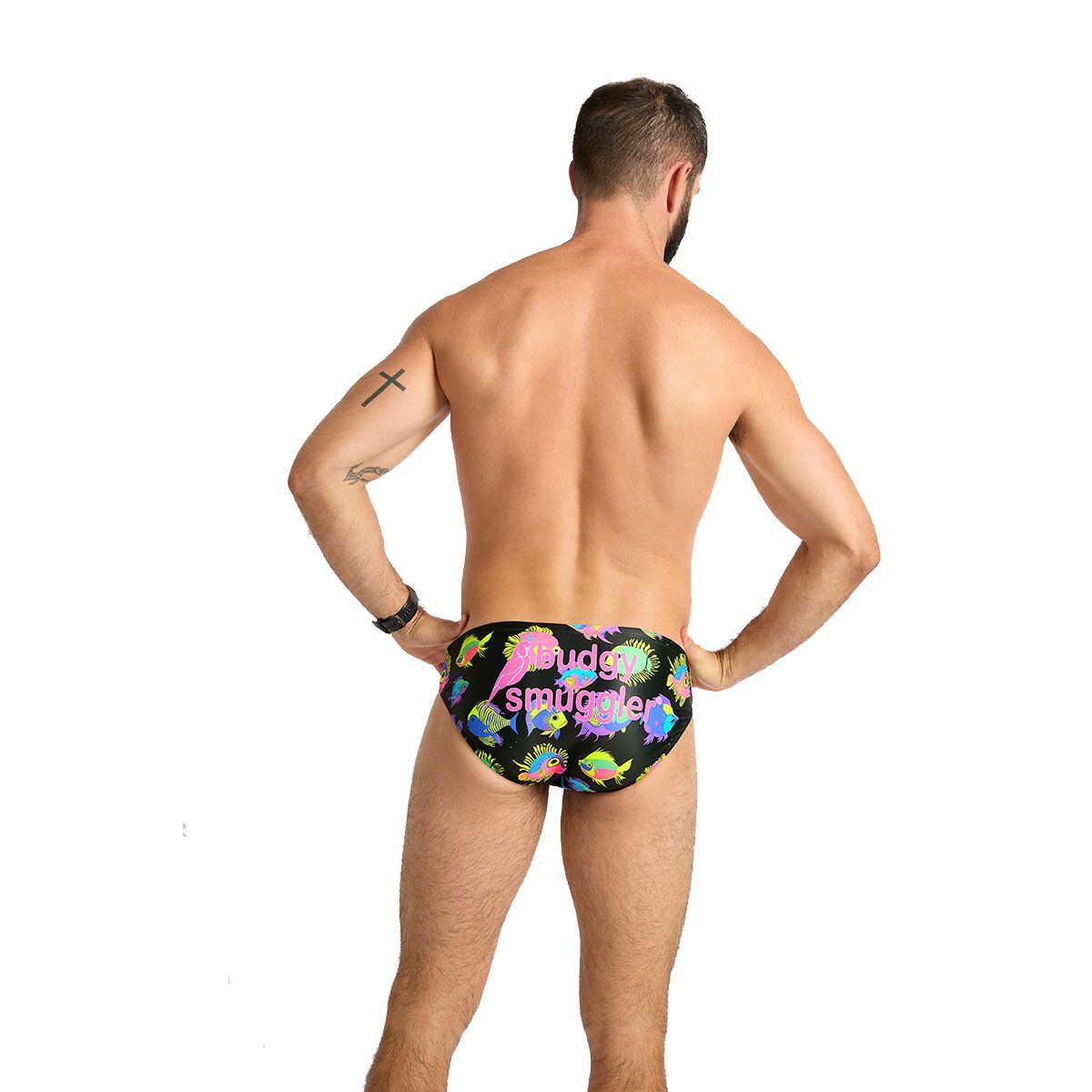 Budgy Smuggler Mens Angry Fishing For Compliments Briefs