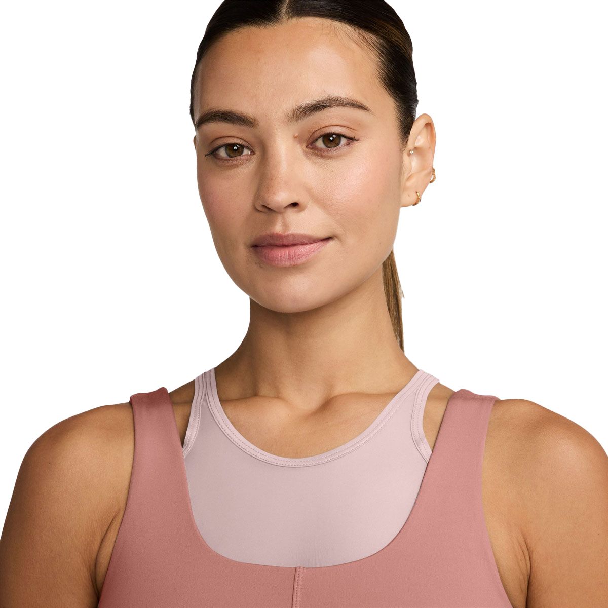 Nike Womens One Dri-FIT Fitted Cropped Short Sleeve Top