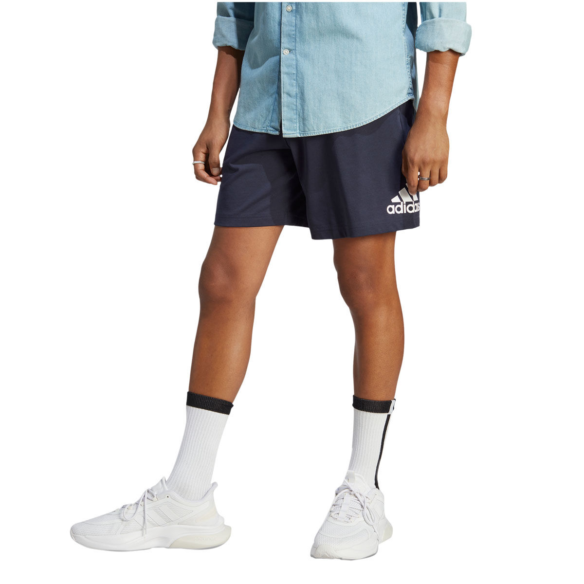 adidas Mens Essentials Big Logo Shorts