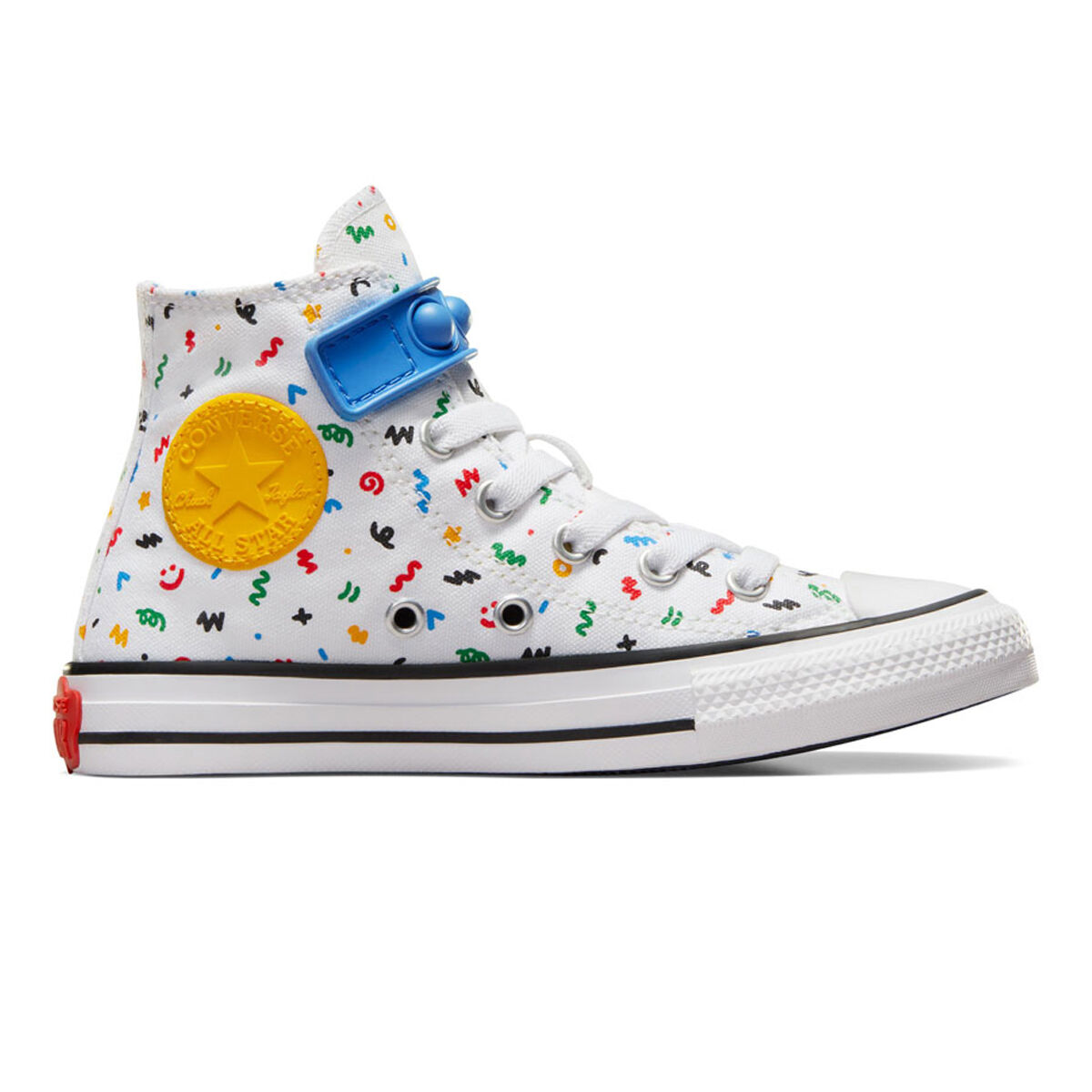 Converse Chuck Taylor All Star Easy On Polka Doodle High Kids Casual Shoes