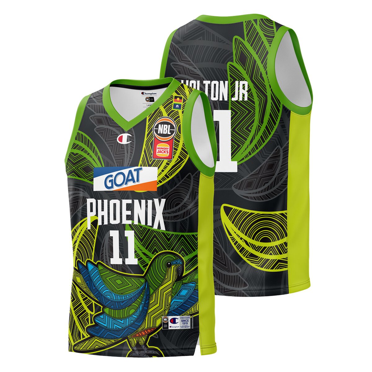 South East Melbourne Phoenix Mens Derrick Walton Jr 2024/25 Indigenous Basketball Jersey