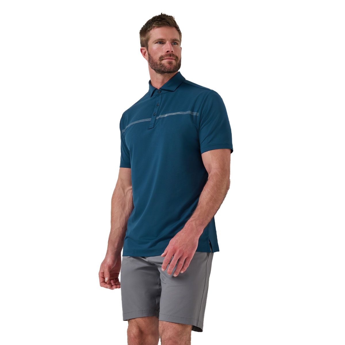 Travis Mathew Mens The Heater Pro Golf Polo