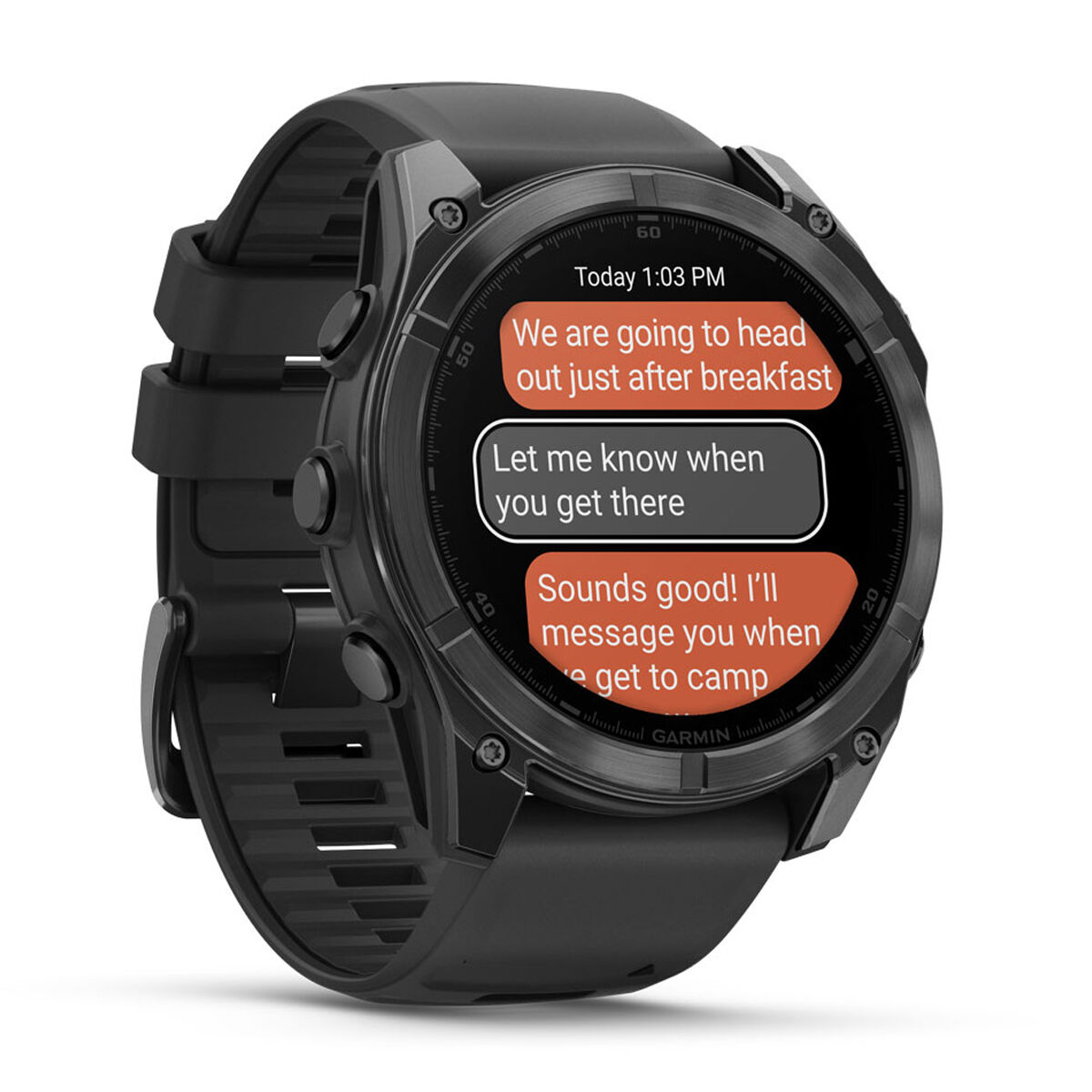 Garmin Fenix 8 51mm AMOLED Glass Watch - Slate/Steel