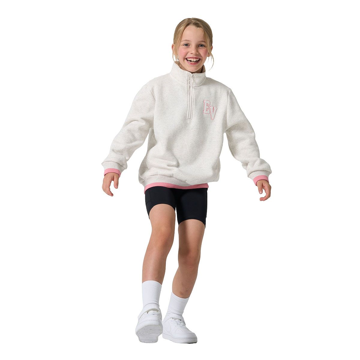 Ell/Voo Junior Freja Fleece Quarter Zip Pullover