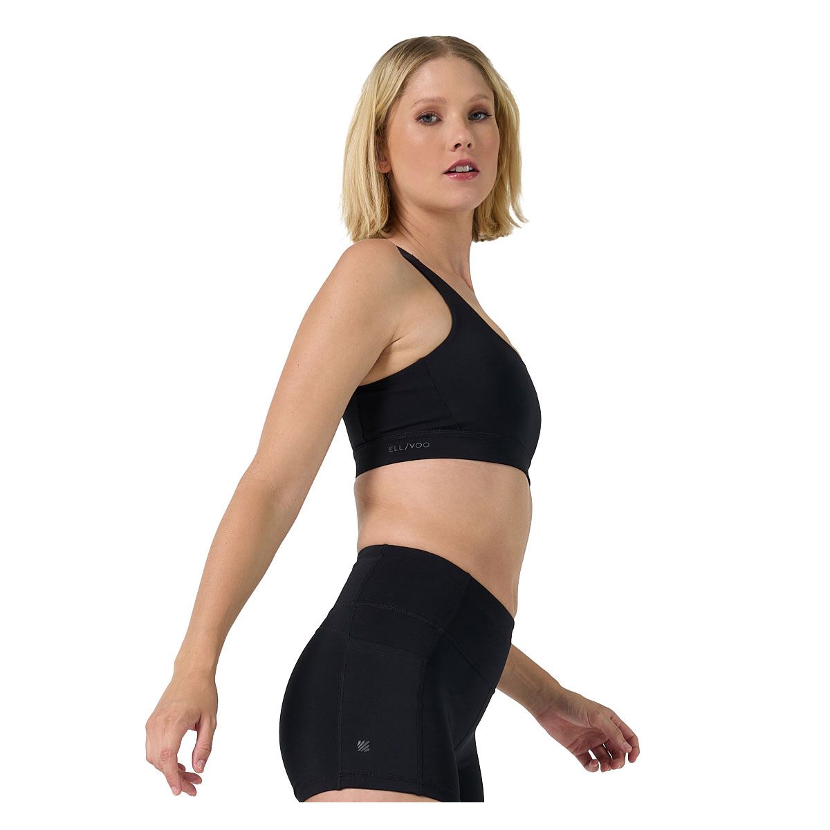 Ell/Voo Womens Kara Crop Sports Bra