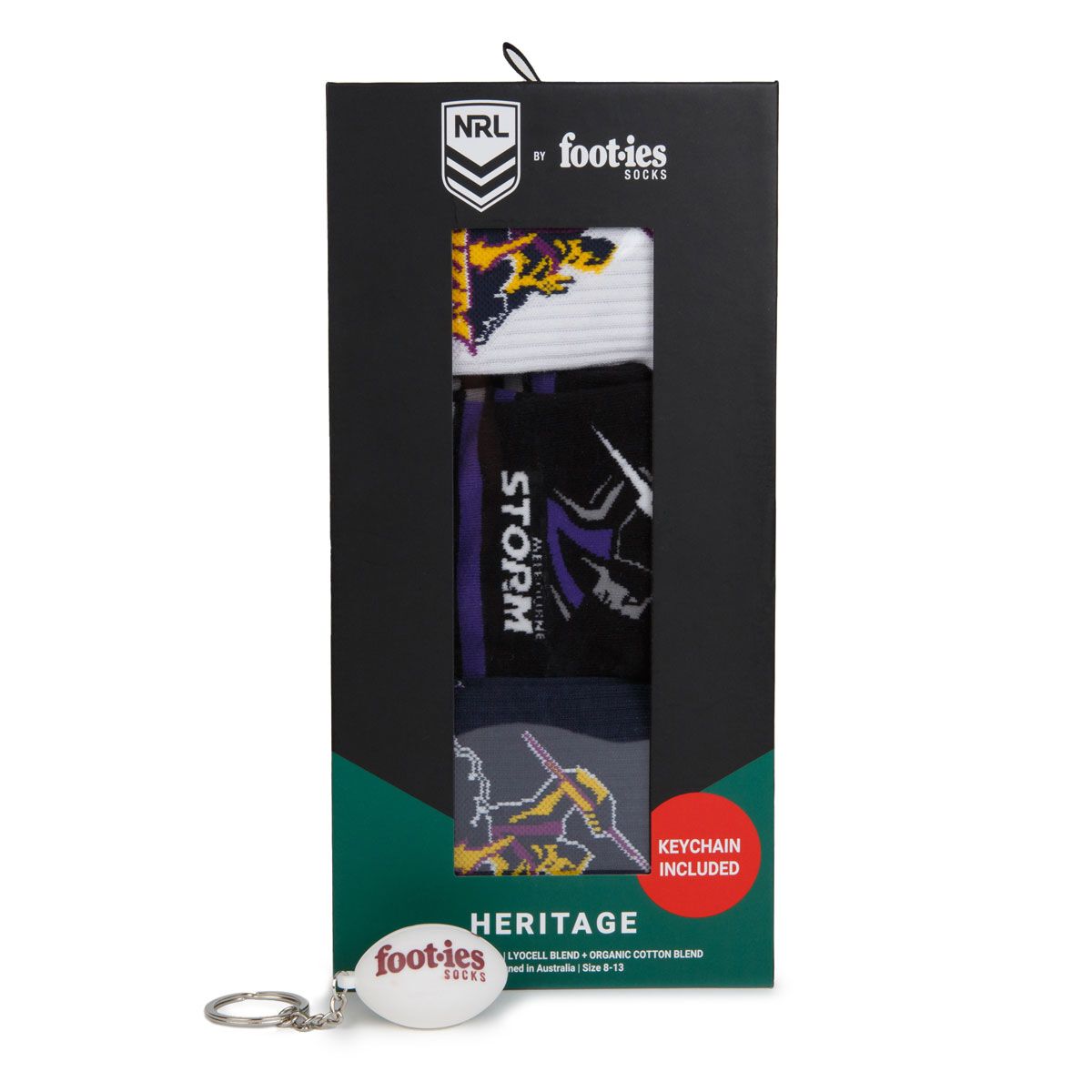 Melbourne Storm 3 Pack Sock Gift Pack
