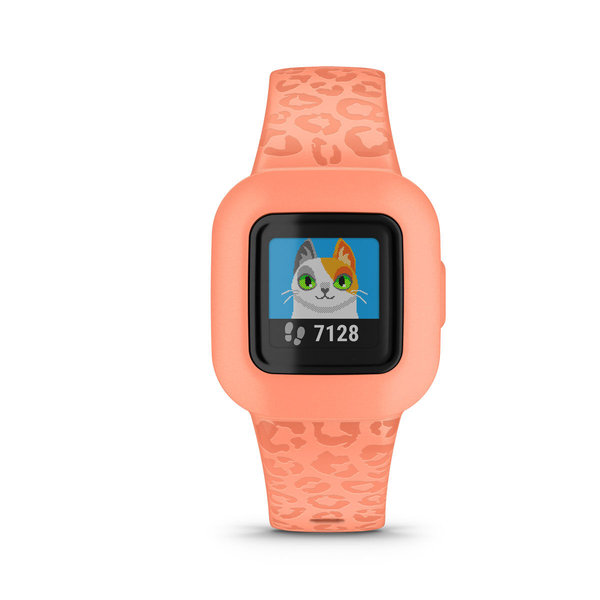 Garmin Vívofit jr. 3 Watch - Peach Leopard