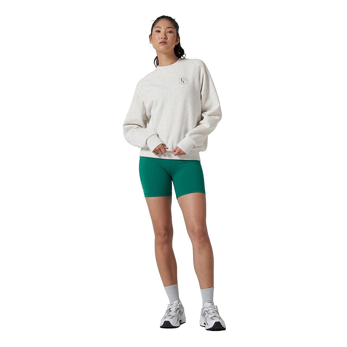 Ell/Voo Womens Mae Fleece Crew Sweatshirt