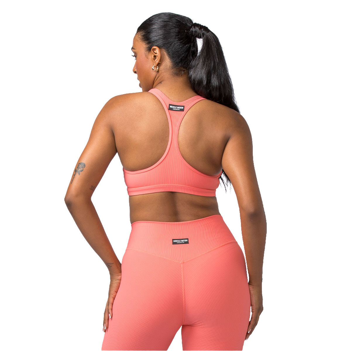 Muscle Nation Womens Flex Rib Sports Bra