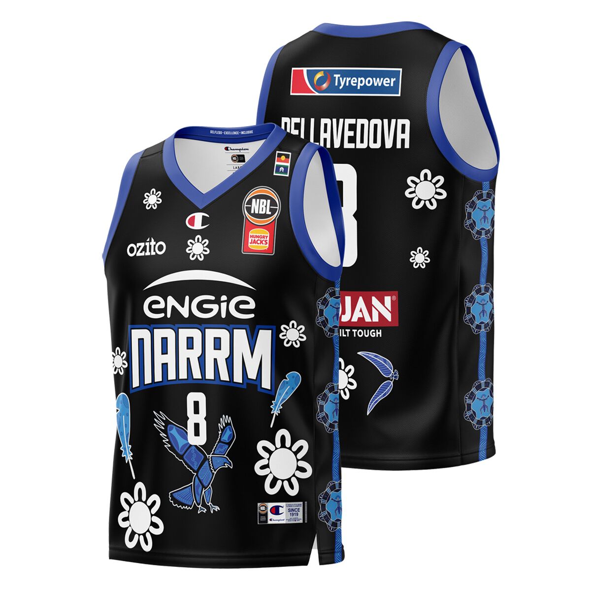 Melbourne United Mens Matthew Dellavedova 2024/25 Indigenous Basketball Jersey