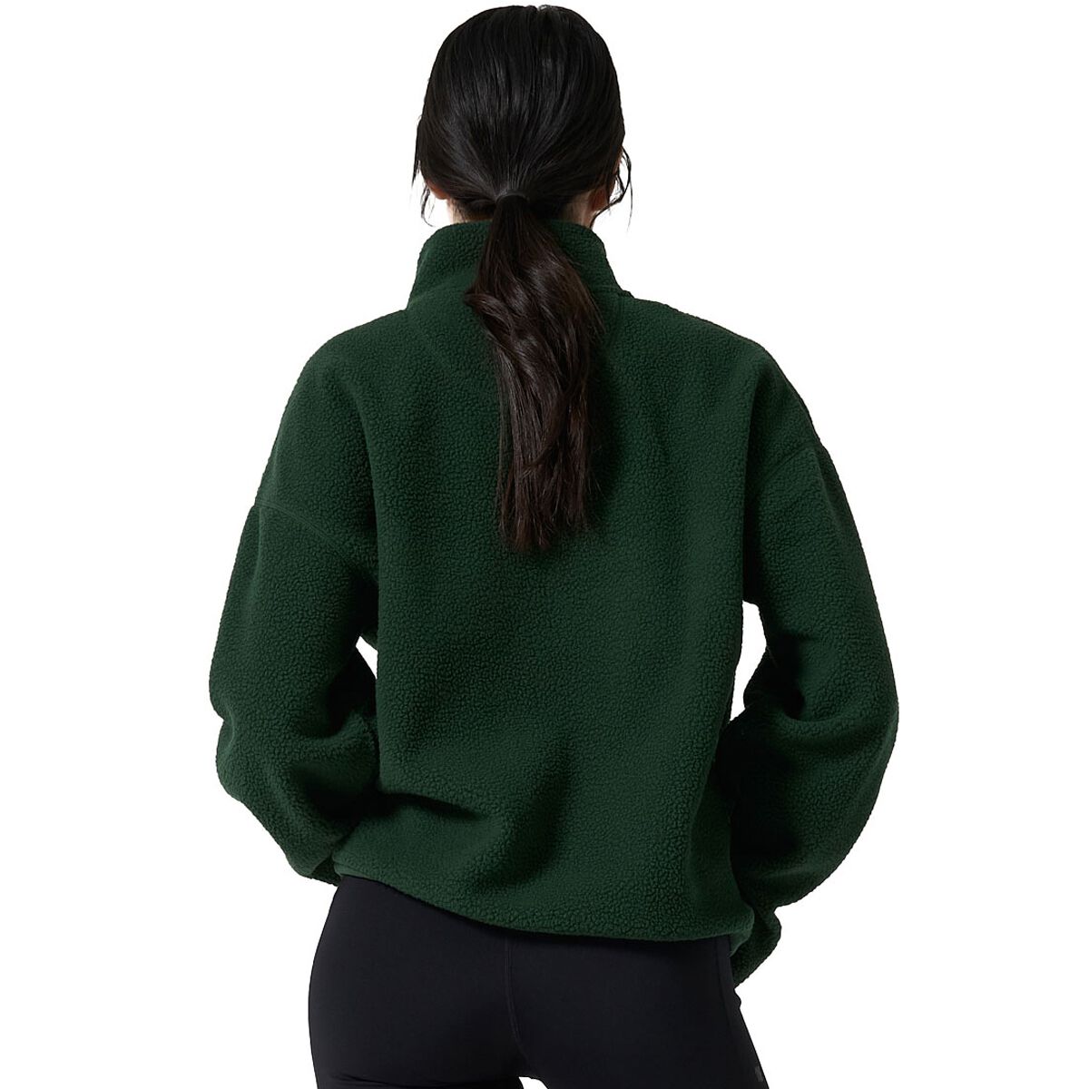 Ell/Voo Womens Bria Sherpa 1/2 Zip Pullover