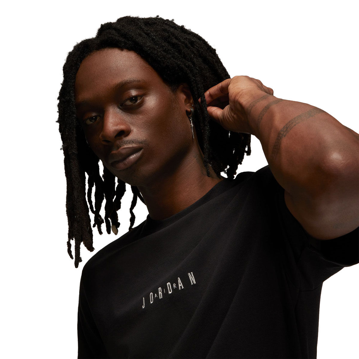 Jordan Air Mens Jumpman Embroidered Tee