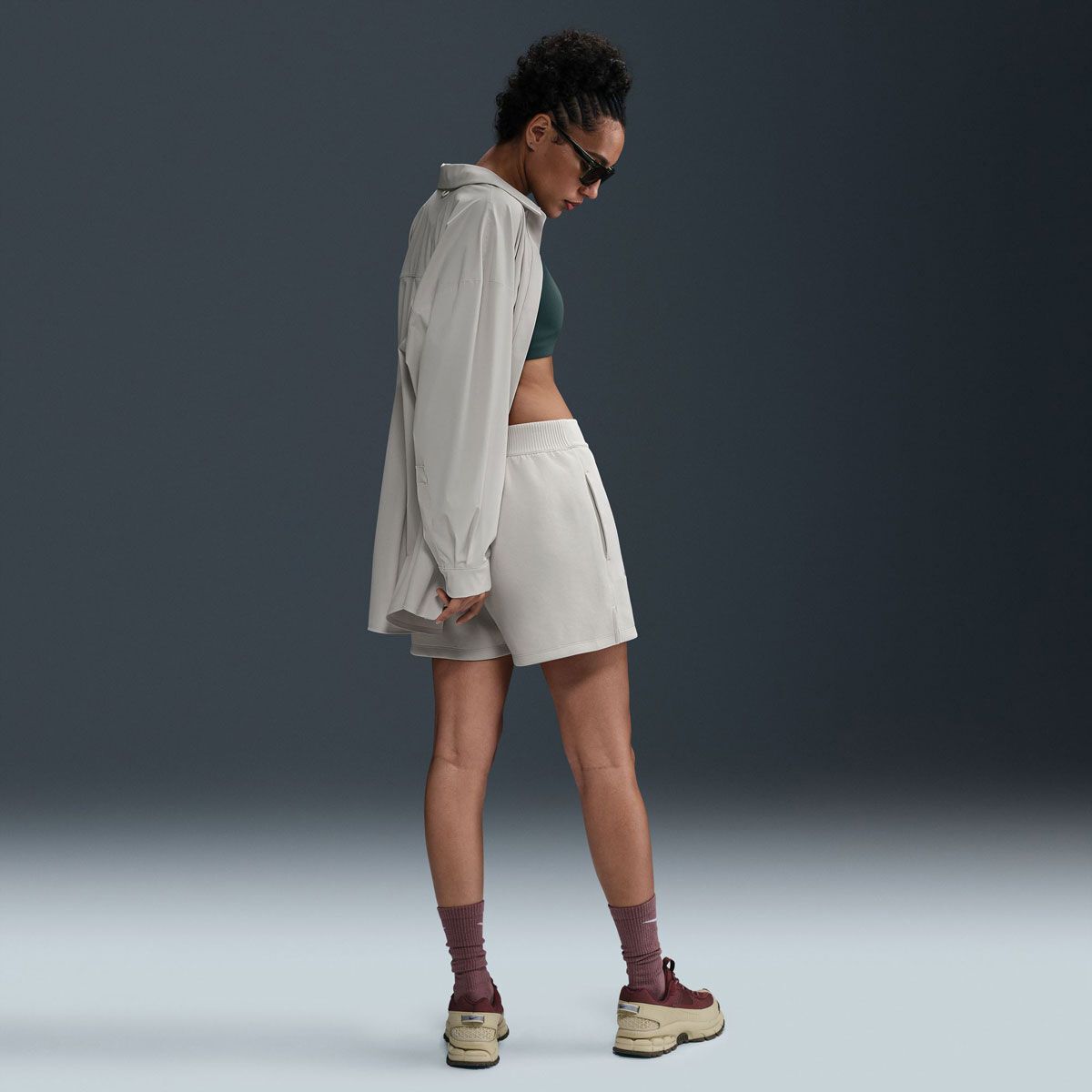 Nike Womens 24.7 ImpossiblySoft Dri-FIT Knit 4 Inch Training Shorts