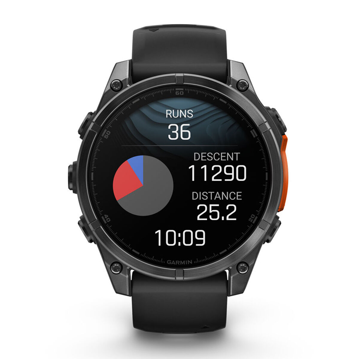 Garmin Fenix 8 47mm AMOLED Glass Watch - Slate/Steel