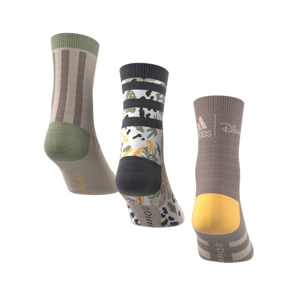 adidas Kids Disney Lion King 3 Pack Socks