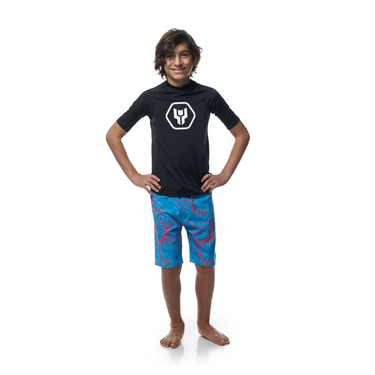 Tahwalhi Boys Short Sleeve Sun Top