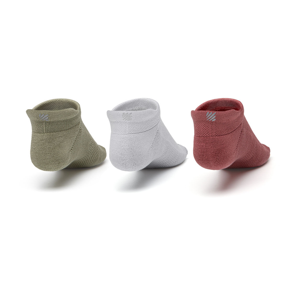 Ell/Voo Womens No Show Socks 3 Pack