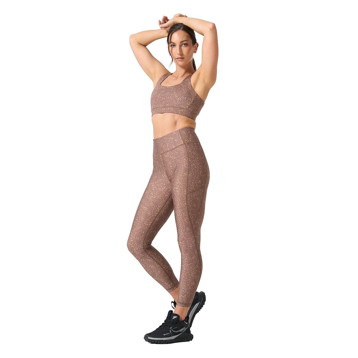 Ell/Voo Womens Kara High Rise 7/8 Pocket Tights