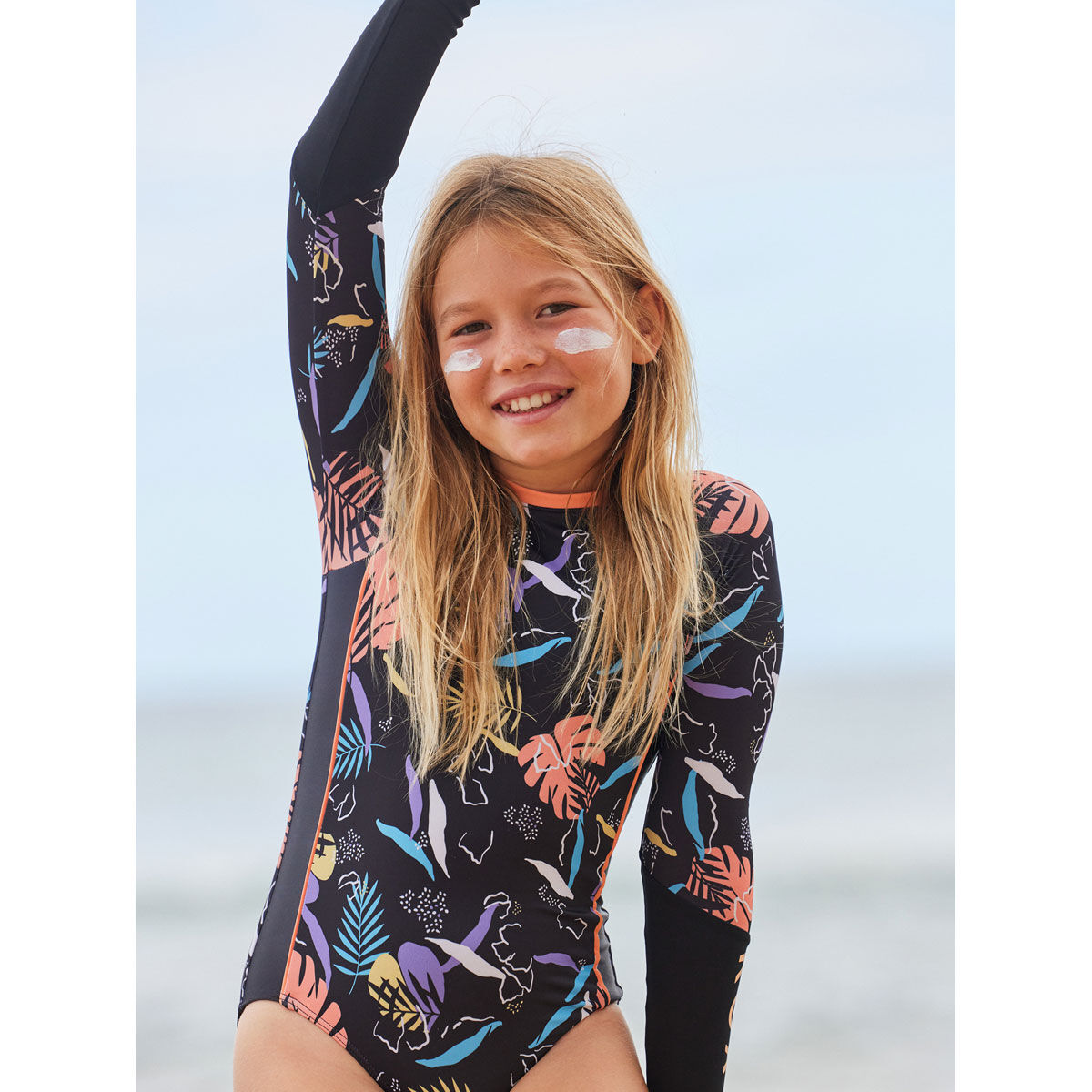 Roxy Girls Active Onesie Swimsuit