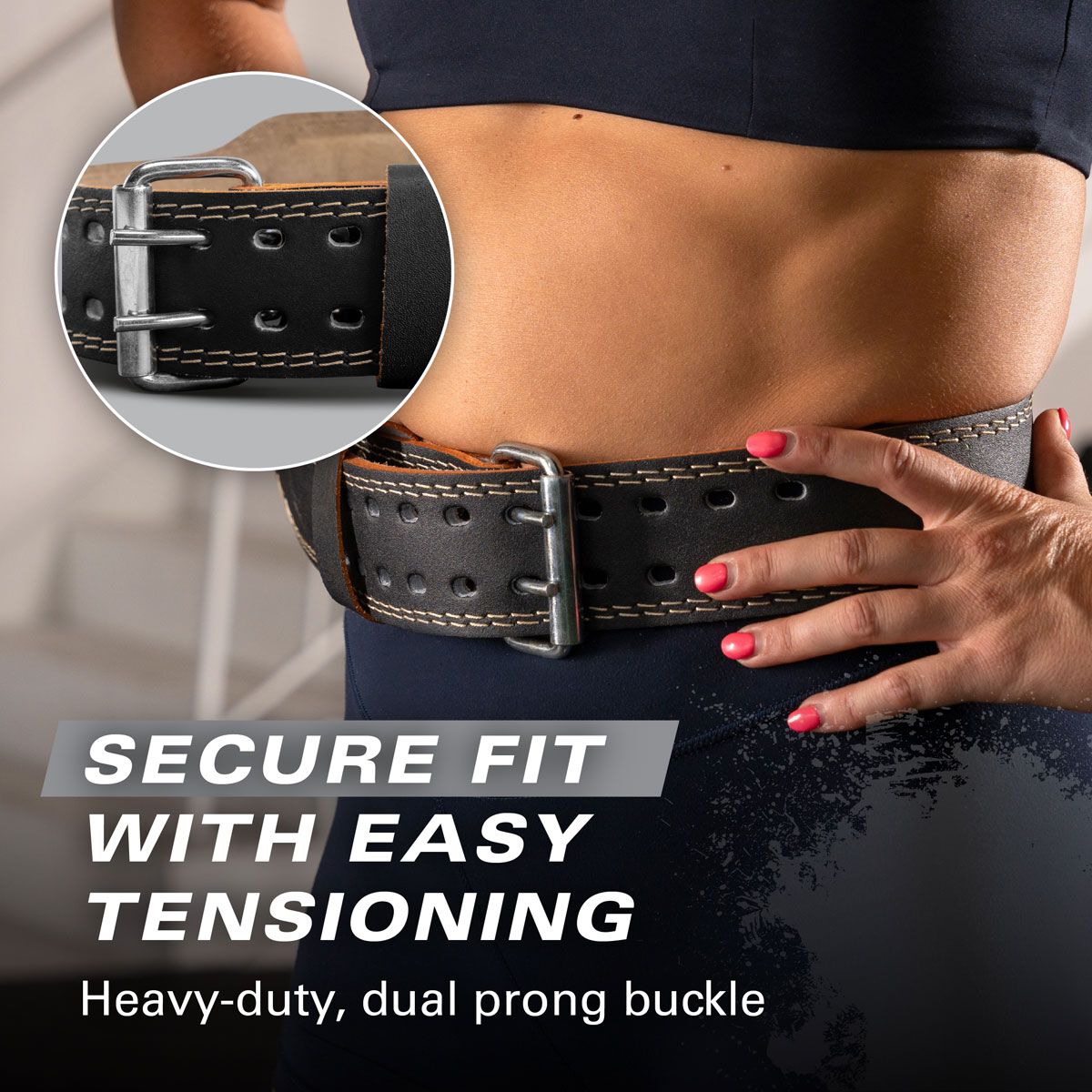 Harbinger 6in Leather Lifting Belt