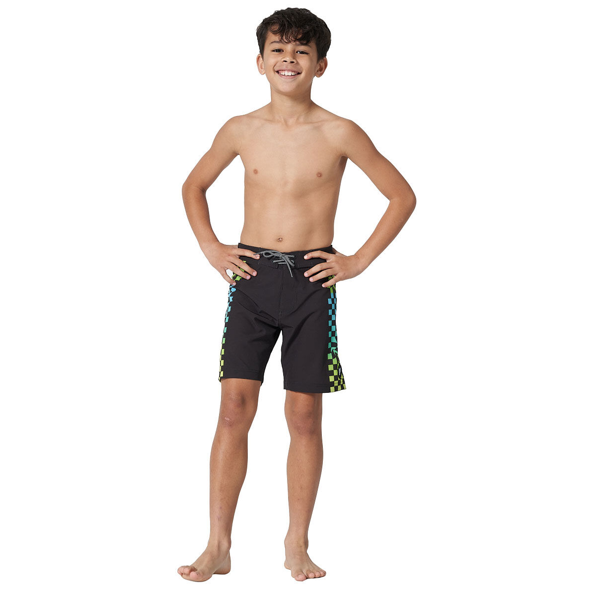 Tahwalhi Boys Psycho Check Board Shorts
