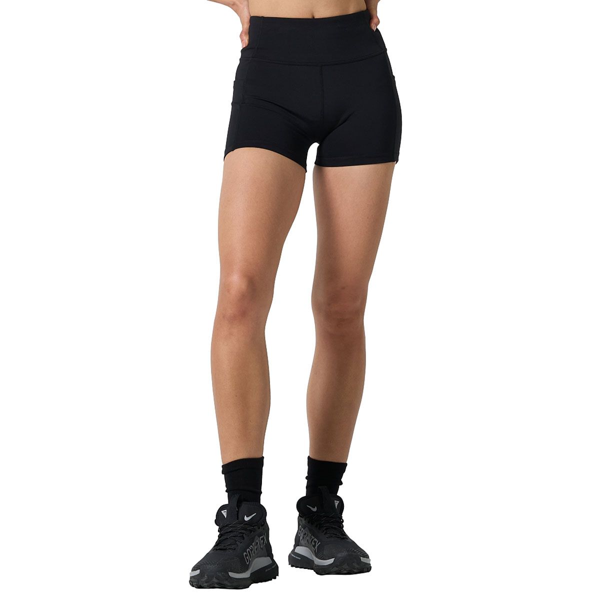 Ell/Voo Womens Essentials 3 Inch Pocket Tights