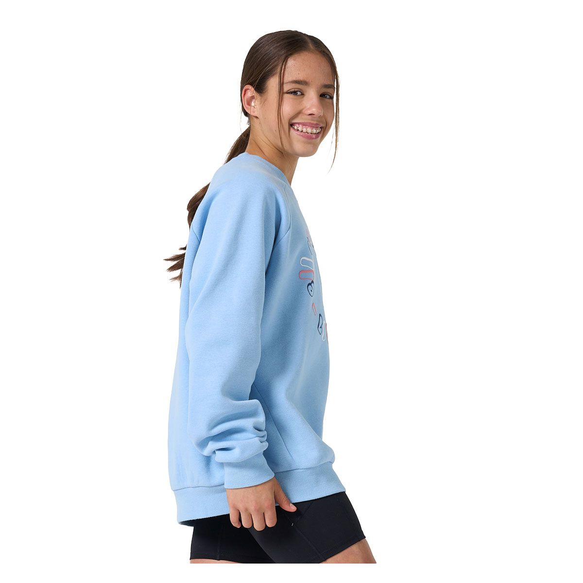Ell/Voo Junior Mae Fleece Crew Sweatshirt