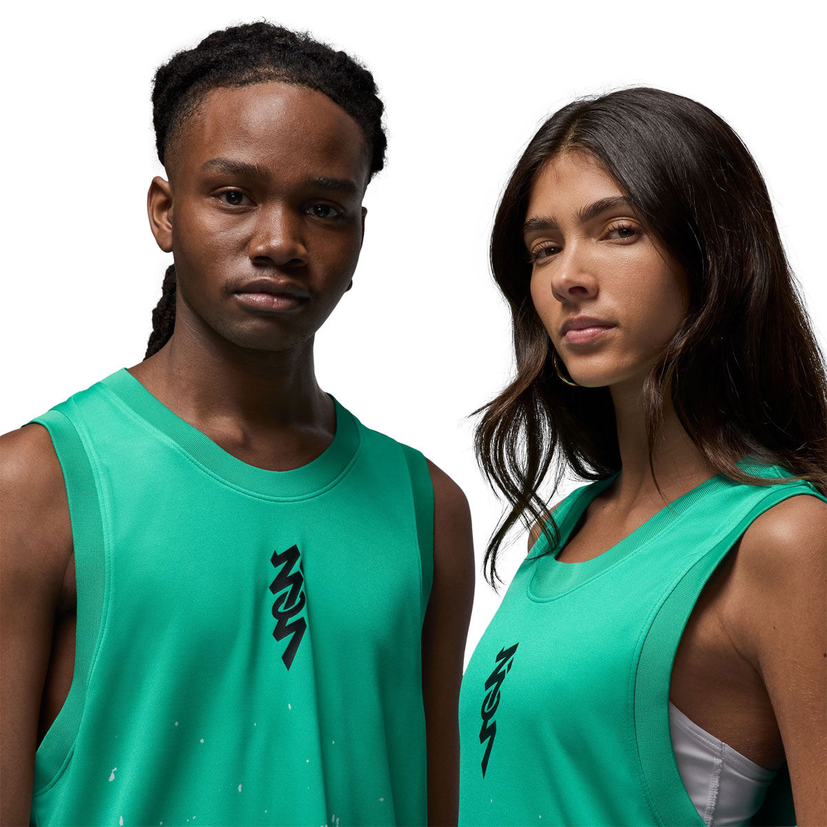 Jordan Air Mens Zion Printed Basketball Jersey