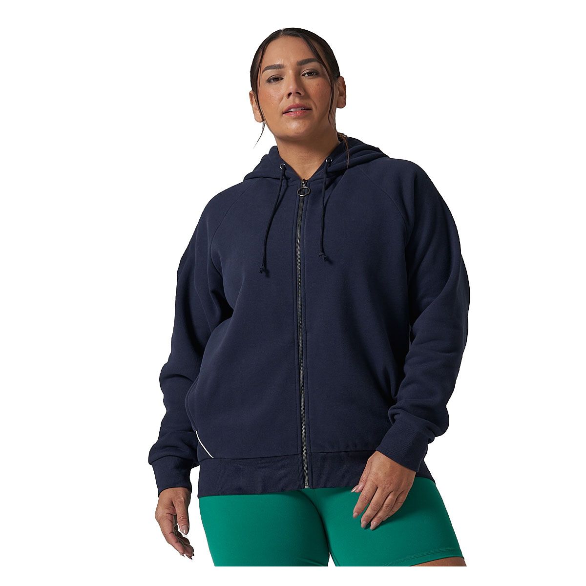 Ell/Voo Womens Mae Fleece Full Zip Hoodie