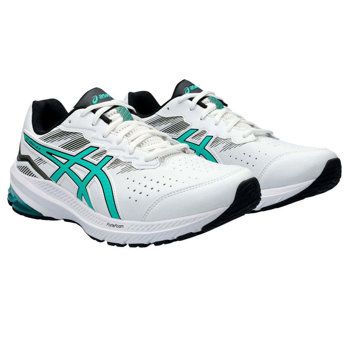 Asics GT 1000 Leather 2 2E Mens Walking Shoes