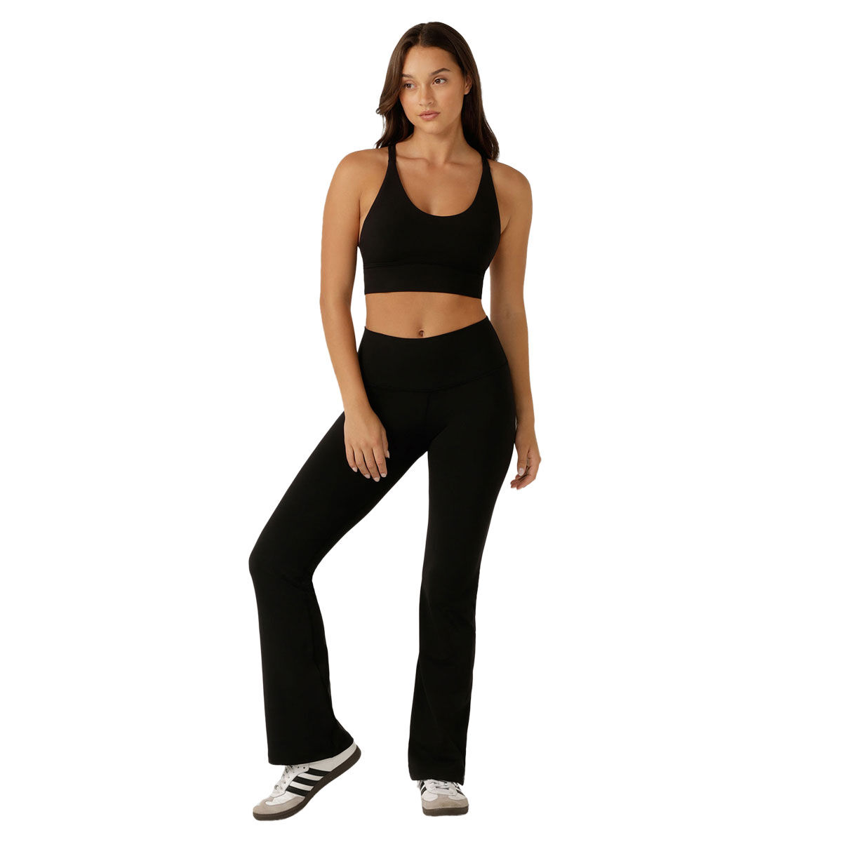 Lorna Jane Womens Lotus Flare Full Length Leggings