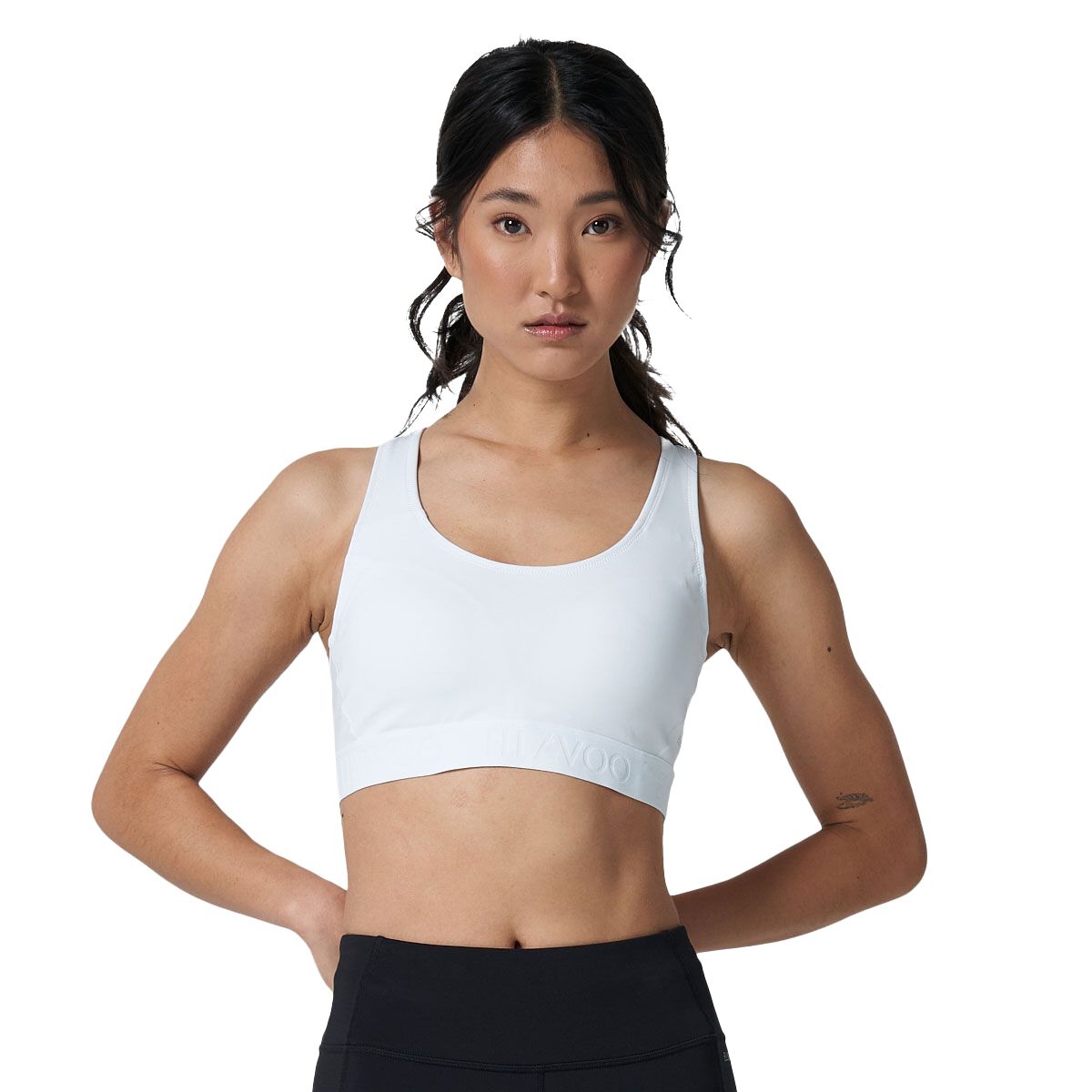Ell/Voo Womens Essentials Training Crop Sports Bra
