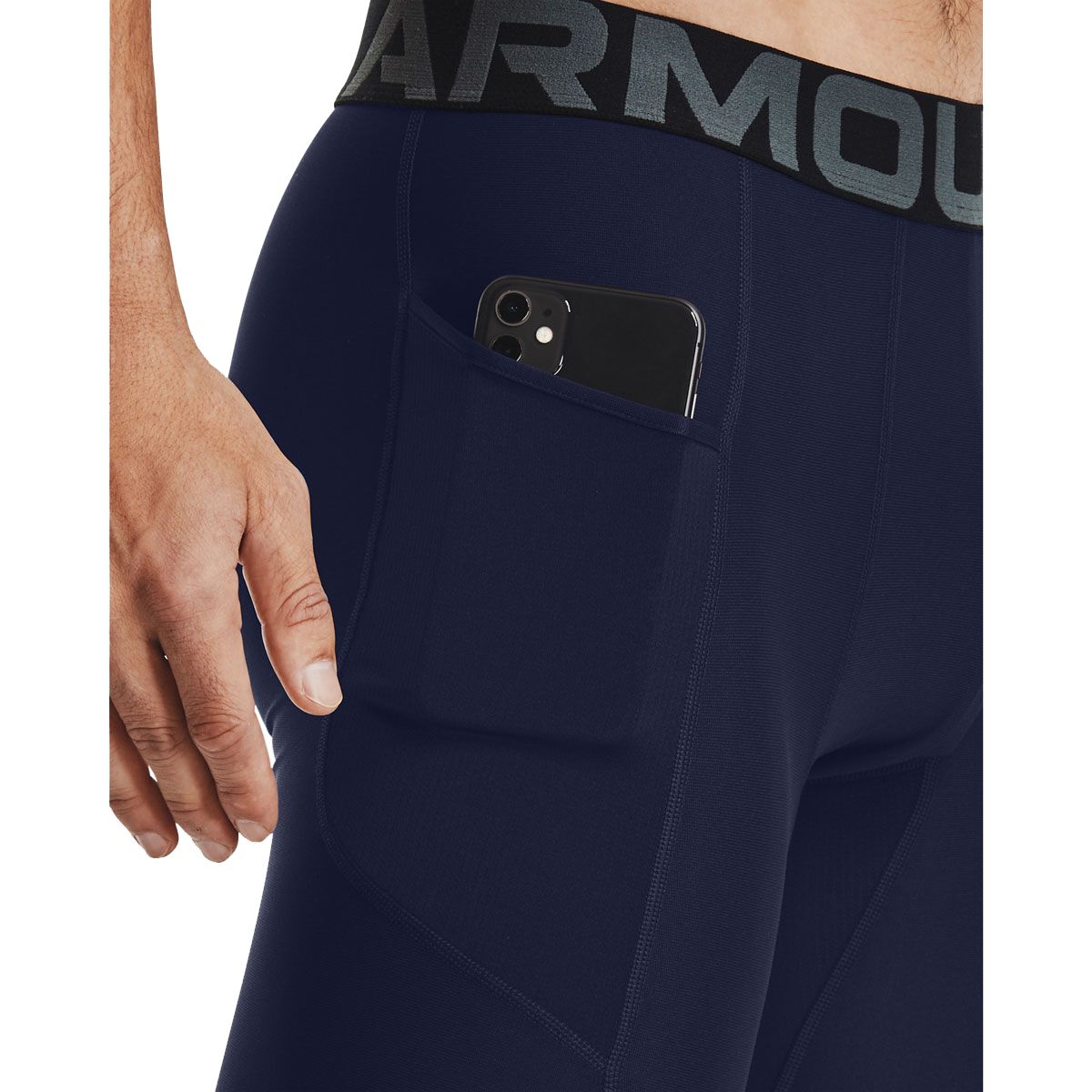 Under Armour Mens HeatGear Armour Long Compression Shorts