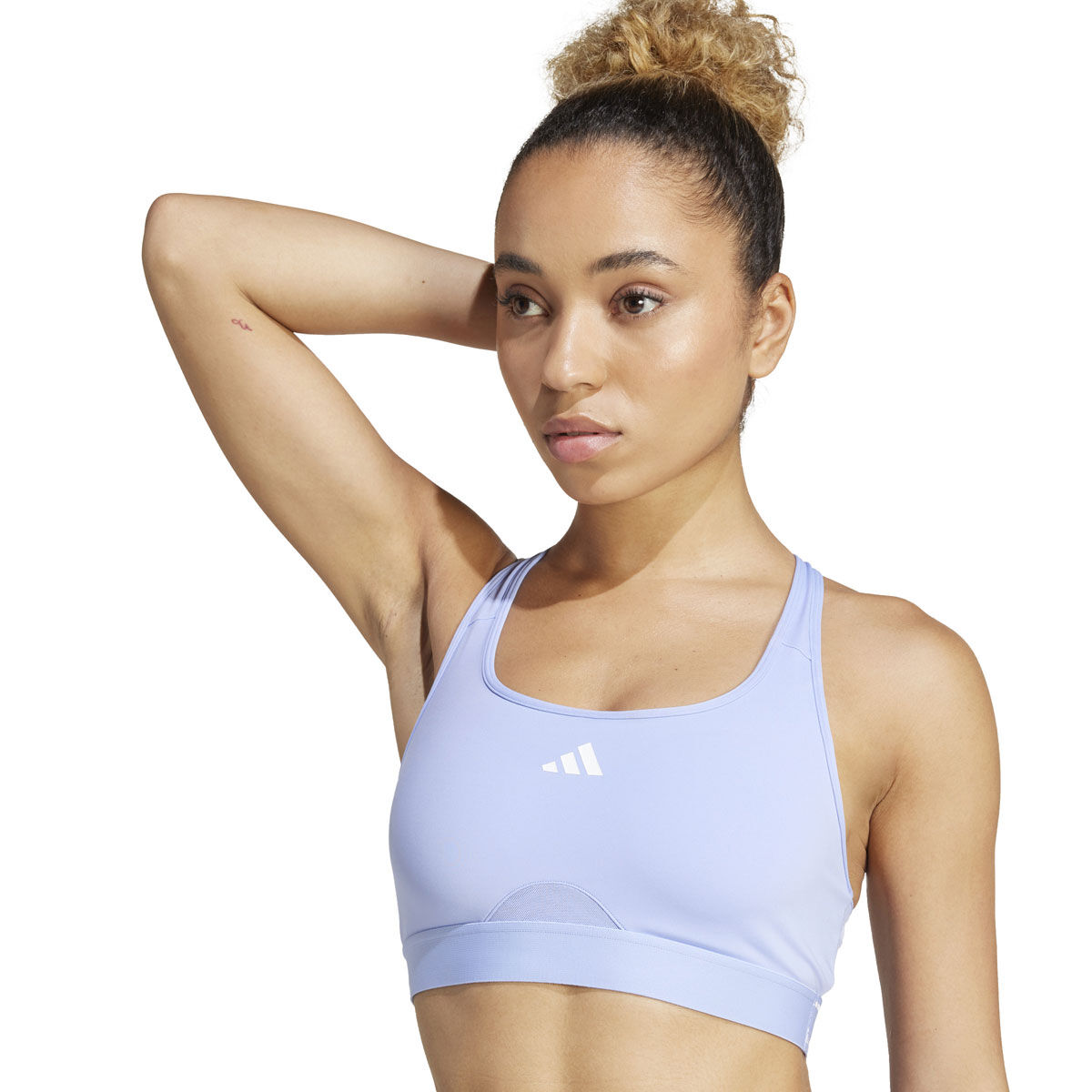 adidas Womens PowerReact Medium Support Training Sports Bra