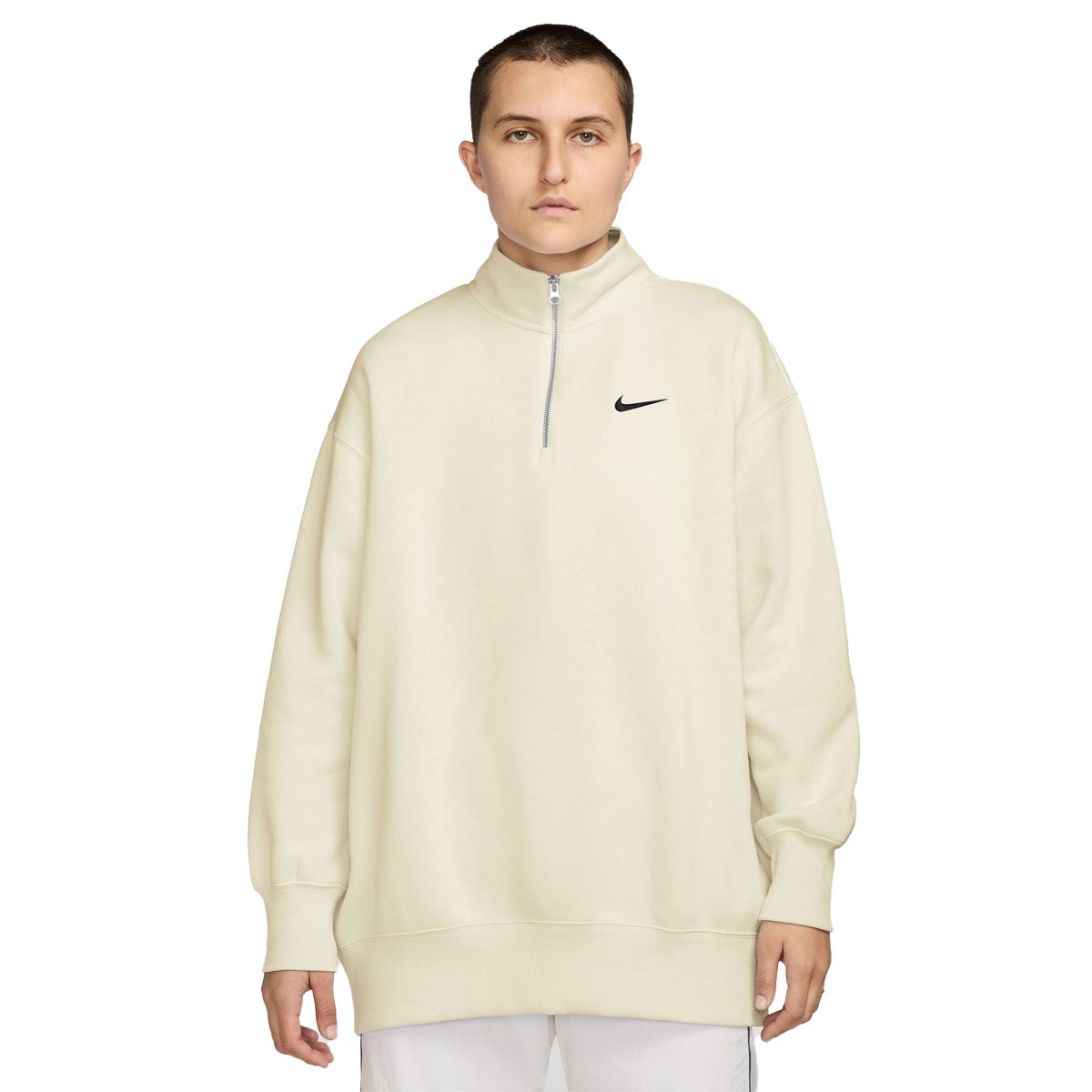 Nike Womens Sportswear Phoenix Fleece Over-Oversized Quarter Zip Pullover