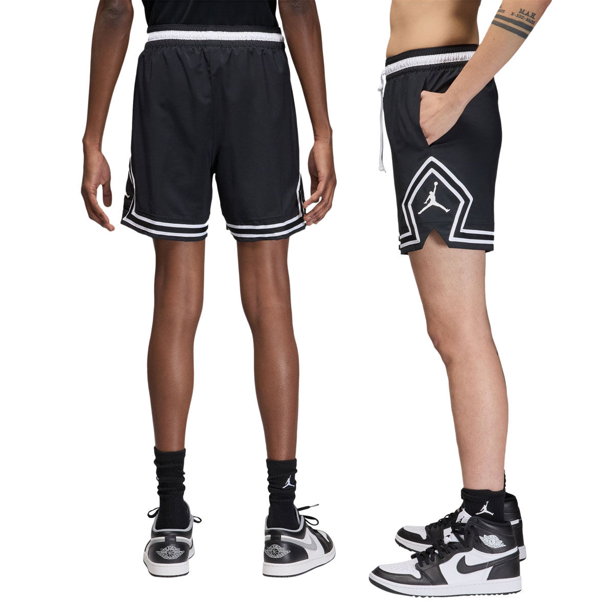 Jordan Mens Dri-FIT Woven Diamond Basketball Shorts