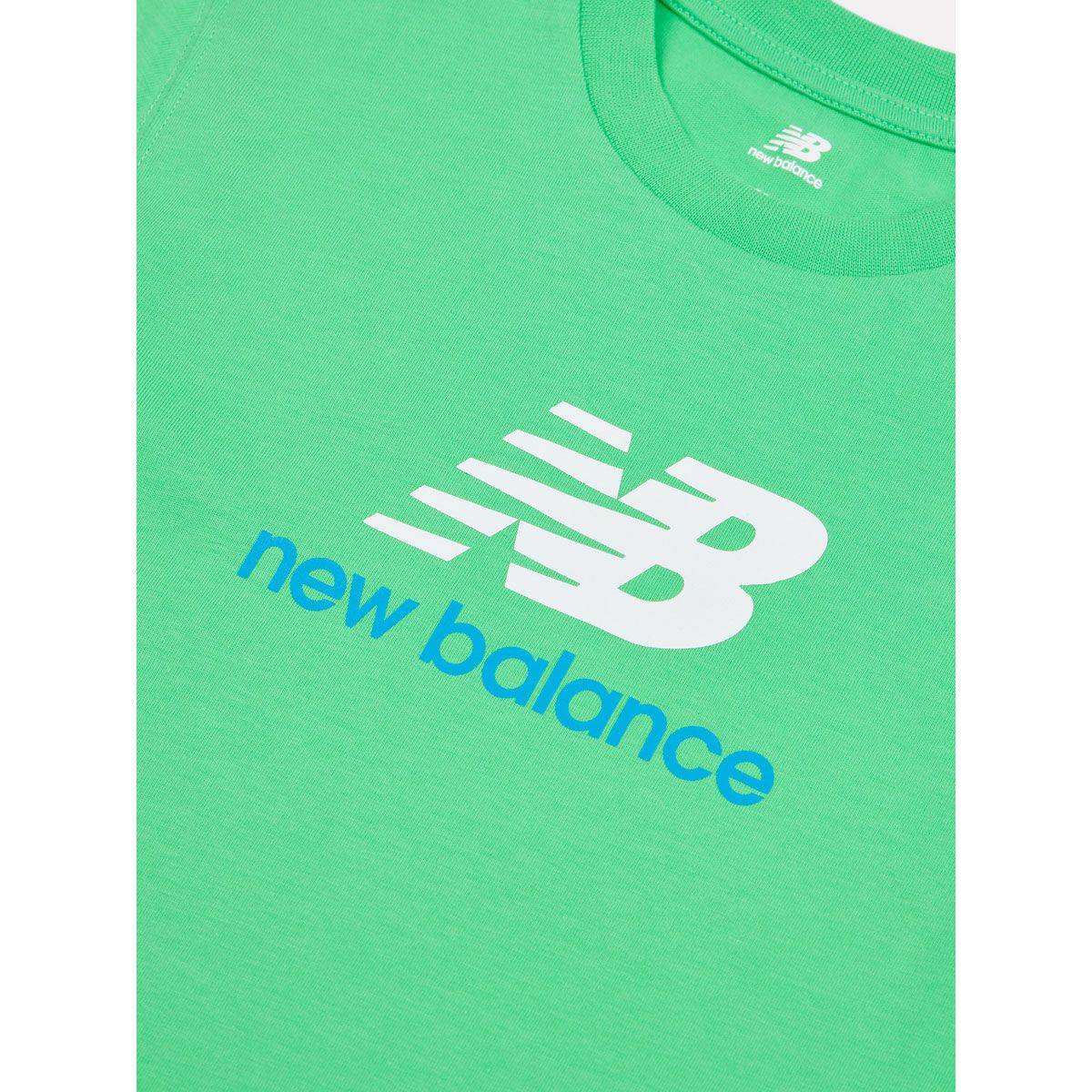 New Balance Junior Jersey Stacked Logo Tee