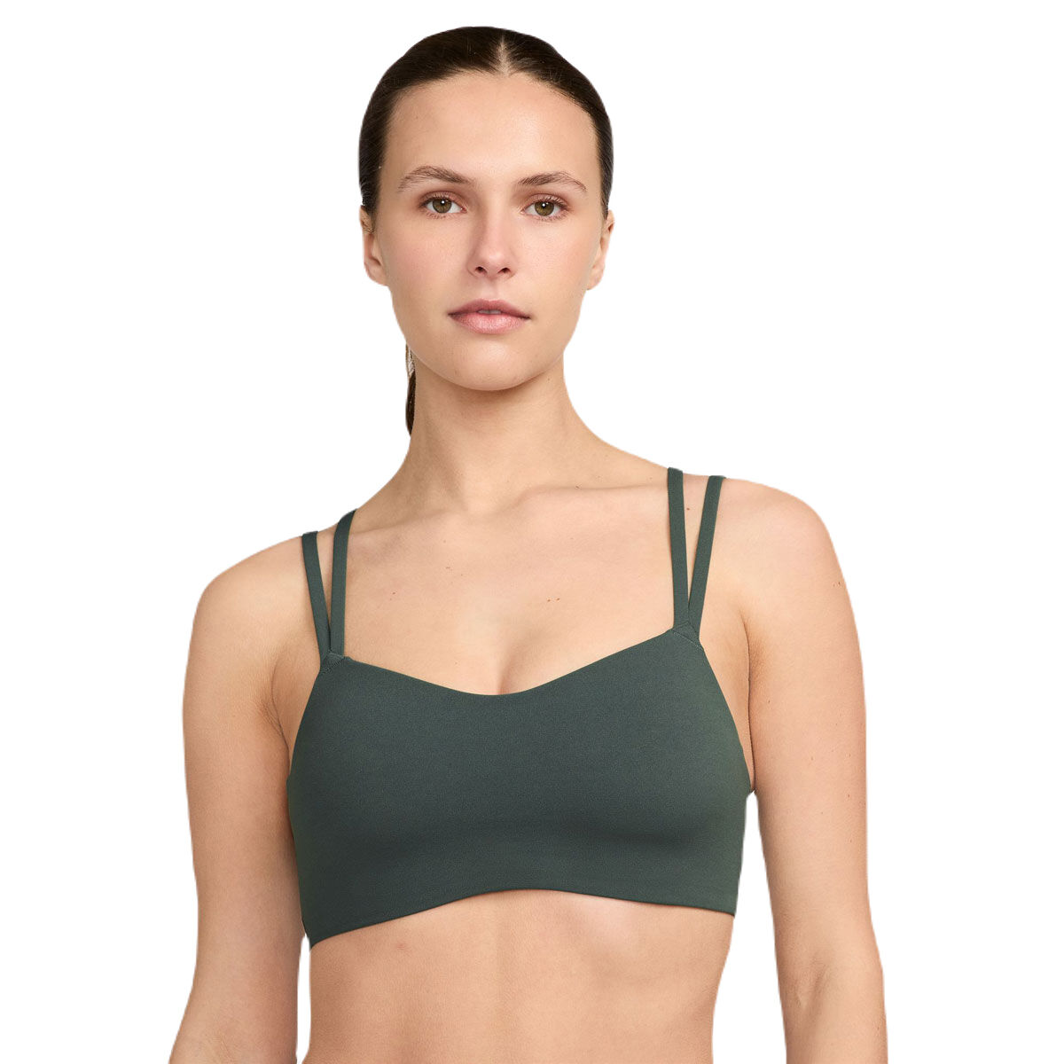 Nike Womens Zenvy Strappy Light Support Padded Sports Bra