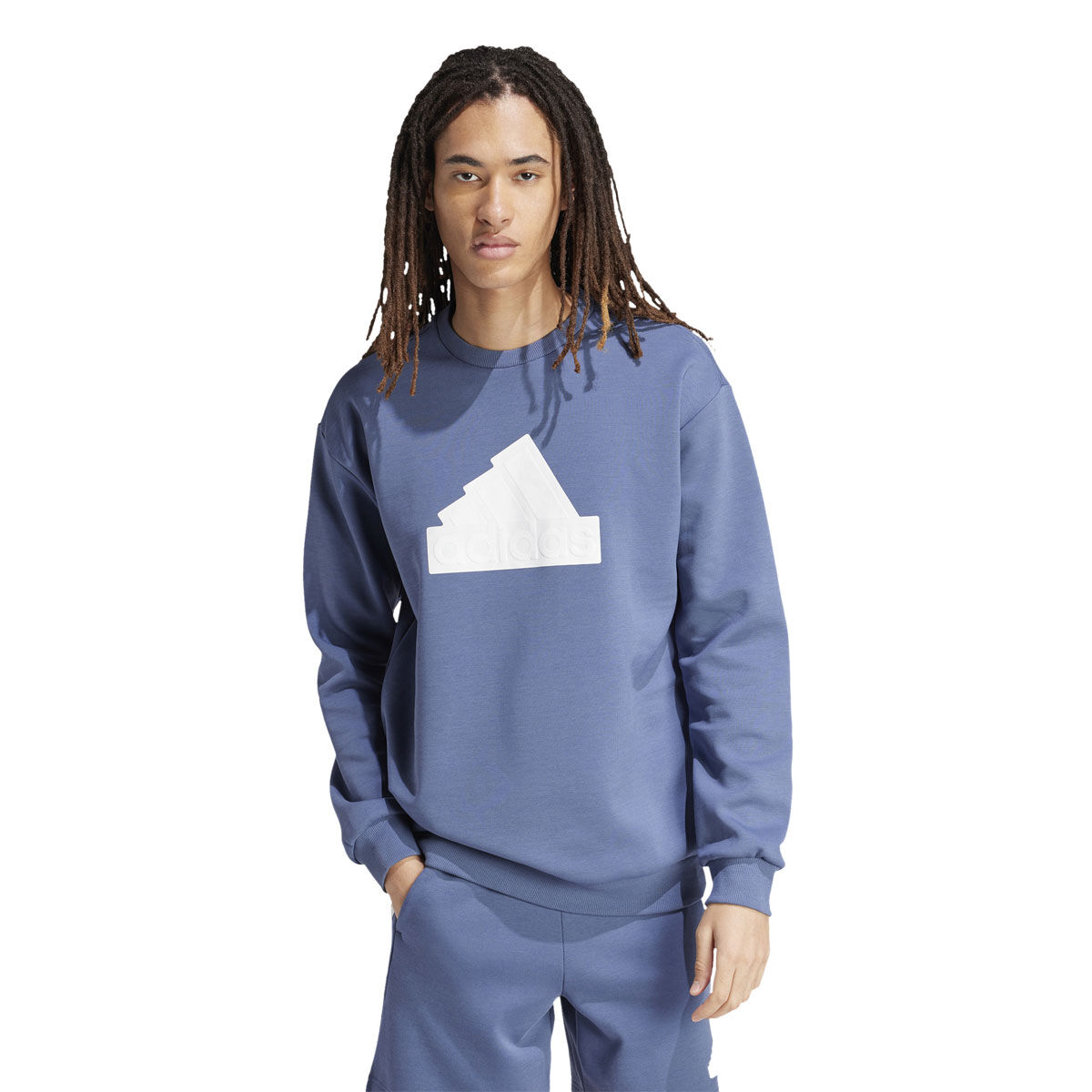 adidas Mens Future Icons Badge Of Sport Crew Sweatshirt