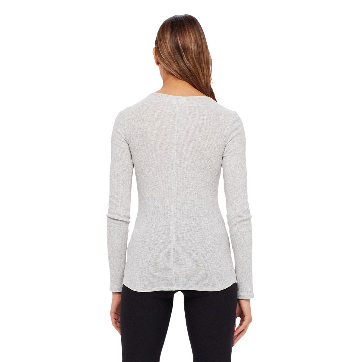 The Upside Womens Rib Chrissy Long Sleeve Top