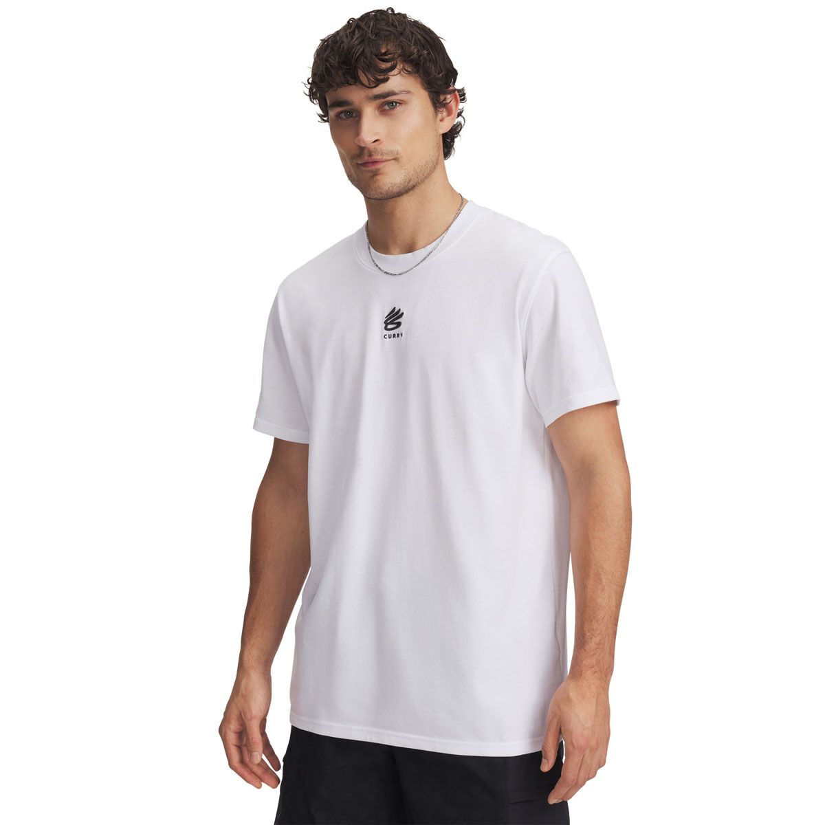 Under Armour Curry Mens Heavyweight Logo Basketball Tee