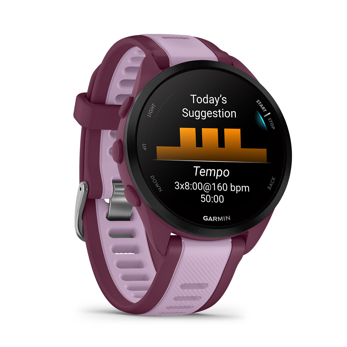 Garmin Forerunner 165 Music Watch - Berry