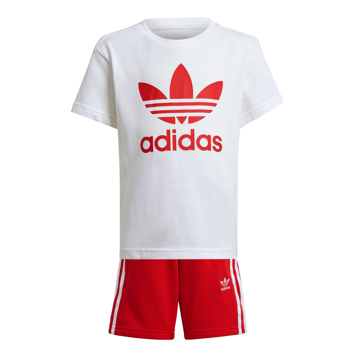 adidas Originals Kids Short & Trefoil Tee Set